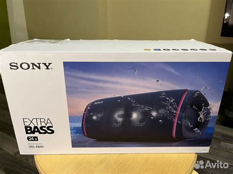 Портативная колонка Sony SRS-XB43 Blue новая купить в Москве ...