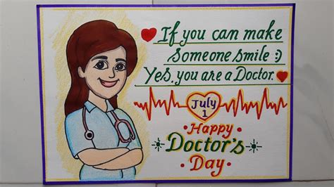 Doctors Day Drawingworld Doctors Day Posterhow To Draw Doctors