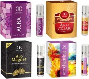 Arochem Aro Charming Aro Cigar Aro Magnet Aura Combo Floral Attar Price