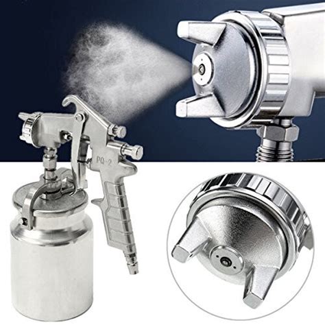 Suction Feed Air Spray Paint Gun Mm Stainless Nozzle Ml Capacity