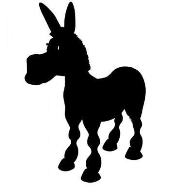 Detail Donkey Silhouette Clip Art Koleksi Nomer 15