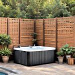 Backyard Hot Tub Privacy Ideas That Block Prying Eyes