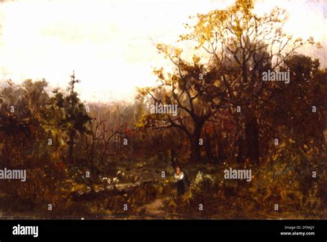 Untitled Landscape Woman Carrying Wood Stock Photo Alamy