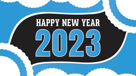 Happy New Year 2023 2023 Typography 2023 Background Happy New Year