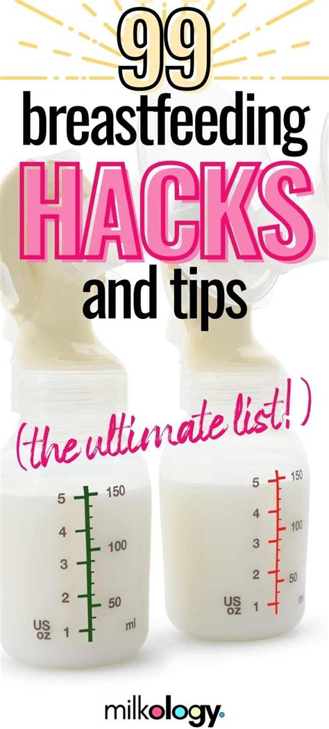 87 Surprising Breastfeeding Hacks And Tips — Milkology®