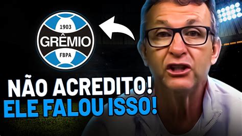 💥 Saiu Agora NÃo Acredito Ele Disse Isso Craque Neto Fala Do GrÊmio Ao Vivo NotÍcias Do