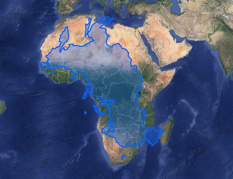 The True Size Of Africa Map Tony Mapped It