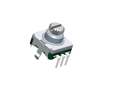 High Quality Vertical Ec11 Rotary Metal Shaft Encoder 5pin Smd Mounting Ec11 Switching Encoder