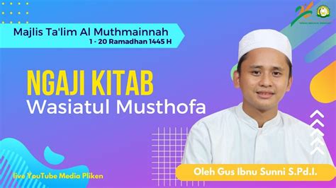 Ngaji Pasaran Ramadhan Youtube