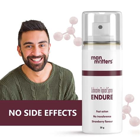 Buy Man Matters Endure Lidocaine Spray Long Lasting And Better