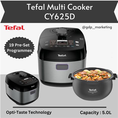 Tefal Smart Pro Multicooker CY625D With Opti Taste Technology 19 Pre