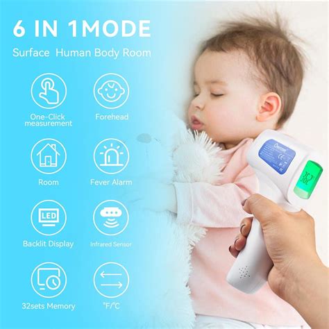 Berrcom Non Contact Infrared Forehead Thermometer Instant Reading