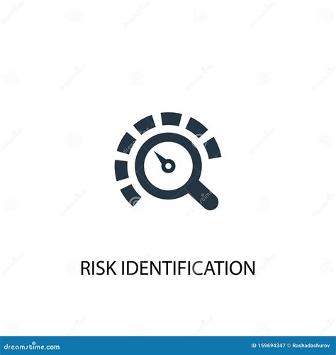 Risk Identification Line Icon Vector Illustration