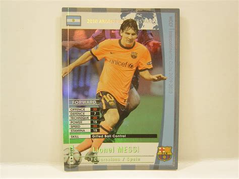 Wccf 2009 2010 Ars リオネル メッシ Lionel Messi No10 Fc Barcelona Spain 09 10