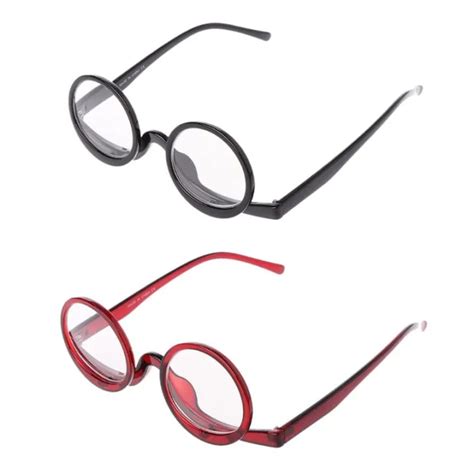 【ready】 Unisex Rotating Magnifying Makeup Reading Glasses Foldable Clamshell Cosmetic Presbyopia