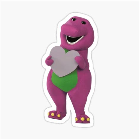 "Barney" Sticker for Sale by louardiart | Redbubble