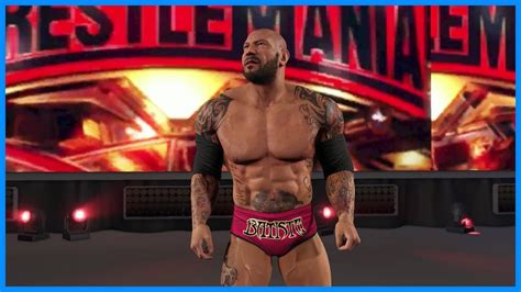 Batista Wrestlemania Attire W New Look Wwe K Mods Showcase Pc