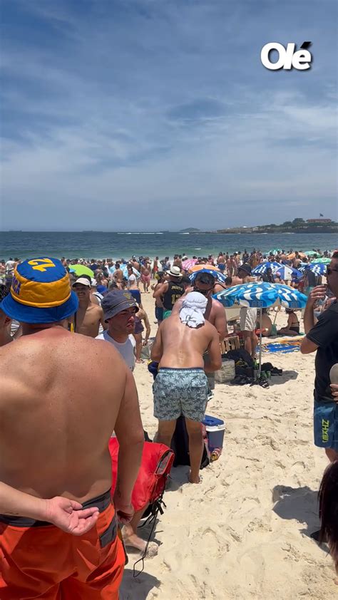 Los hinchas de Boca ya copan Copacabana - Olé