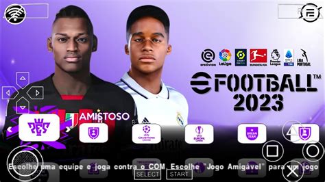 EFOOTBALL PES 2023 PPSSPP EUROPEUS E COPA LIBERTADORES AS ULTIMAS