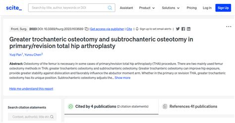 Greater Trochanteric Osteotomy And Subtrochanteric Osteotomy In Primary