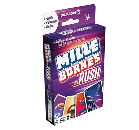 Jeu Mille Bornes RUSH Version bilingue Jeux de société