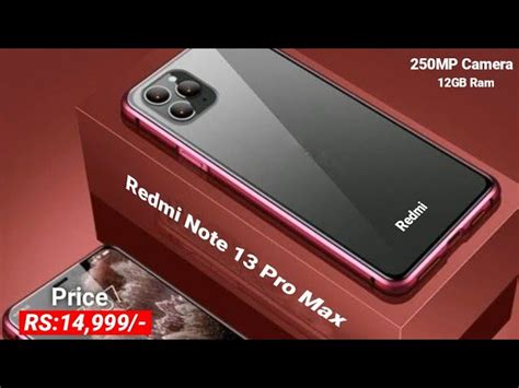 Redmi Note 13 Pro Max 200camera 6000 Mah Battery 12gb 58 Off