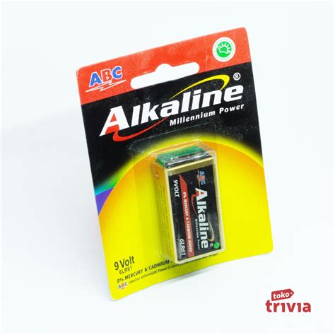 Jual BATERAI ABC ALKALINE 9 Volt BATERAI ABC KOTAK ALKALINE 9 Volt