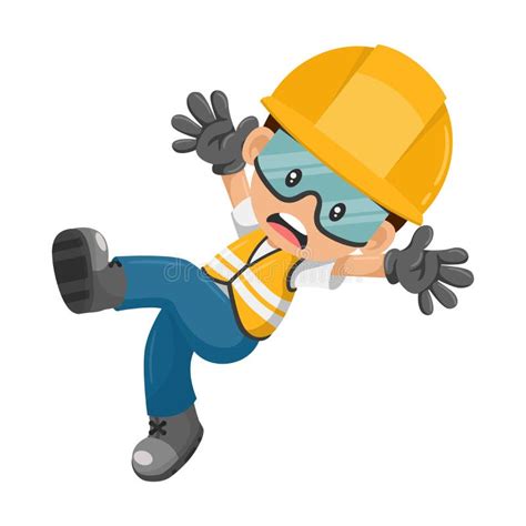 Worker Slipping Stock Illustrations Worker Slipping Stock