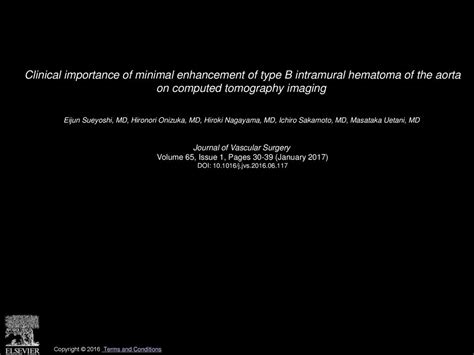 Clinical Importance Of Minimal Enhancement Of Type B Intramural