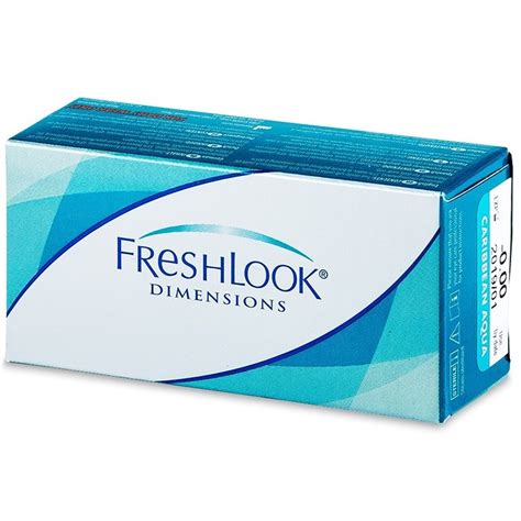 Freshlook Dimensions kontaktlencse, Caribbean Aqua, dioptria nélküli ...