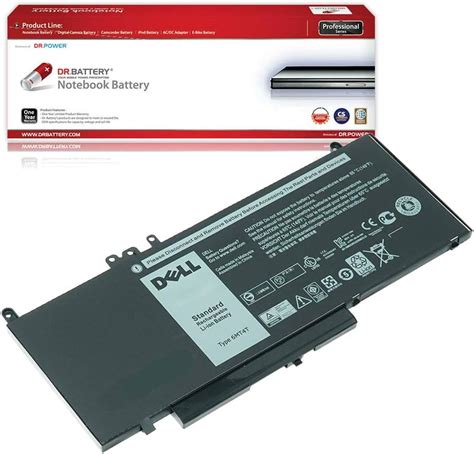 Dr Battery Mt T Battery Replacement Compatible With Dell Latitude