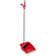 Symple Stuff Long Handled Upright Indoor Plastic Dustpan Floor Brush