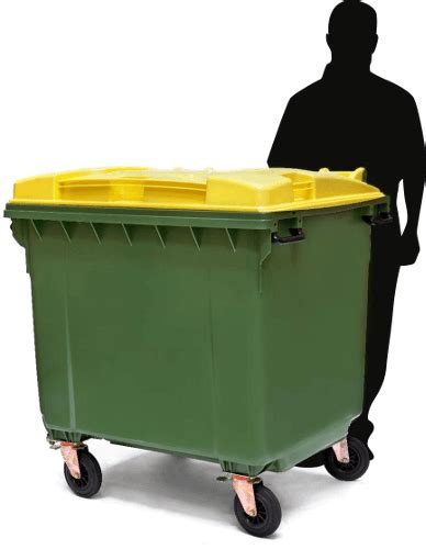 Download Hd Overview 1100 Litre Wheelie Bin Transparent Png Image