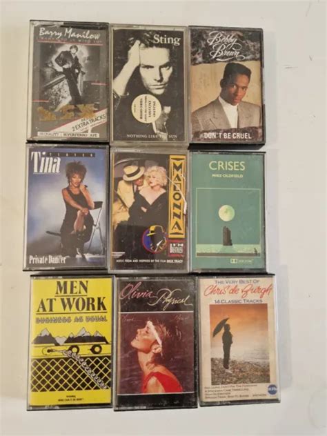 Cassette Bundle Music Tapes 70s 80s 90s Cassettes X9 Some Rare Eur 26 80 Picclick It