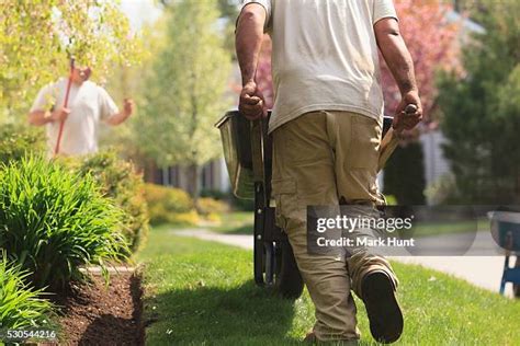 134 Mulch Wheelbarrow Stock Photos High Res Pictures And Images