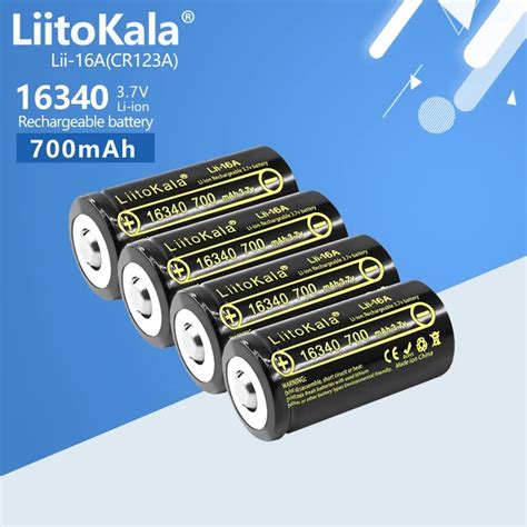 Pcs Liitokala Lii A Mah V Li Ion Rechargeable Battery