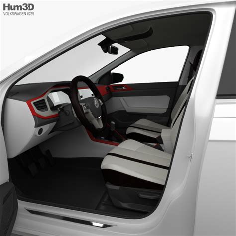 Volkswagen Polo Beats with HQ interior 2020 3D model - Vehicles on Hum3D