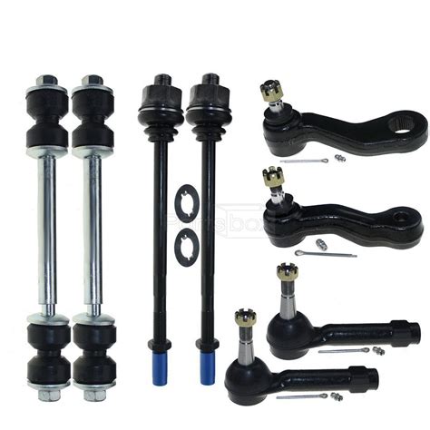 Front Tie Rods Idler And Pitman Arm Sway Bar For 1999 06 Chevrolet Silverado 1500 Ebay