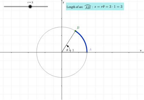 Sector Arc Length Formula Radians - slideshare