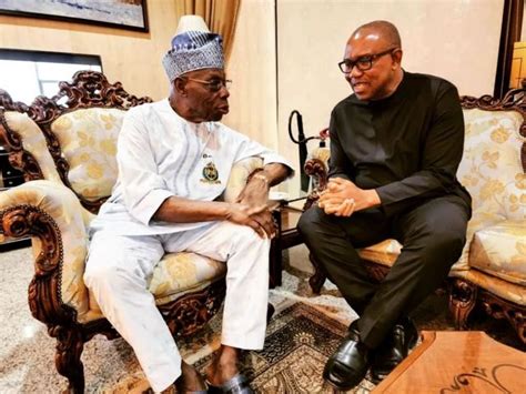 Obasanjo Endorses Peter Obi For President The Columnist