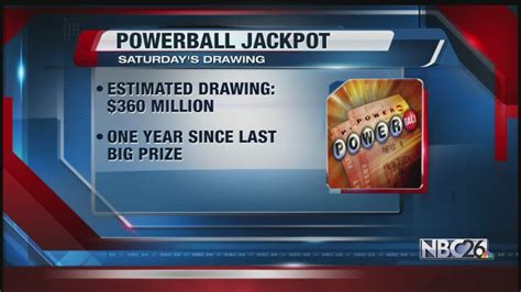 Powerball Jackpot Grows To 360 Million Youtube