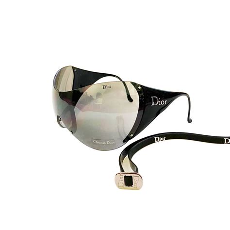 Dior Ski 1 Mask Sunglasses Y2k Black Etsy