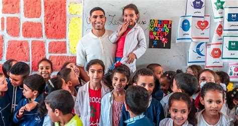 AfricaPresseMaroc Le Footballeur Achraf Hakimi Lance Une Fondation Et