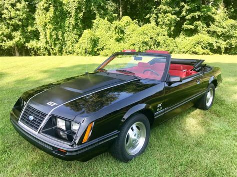 1983 Mustang Gt Convertible 50l 5 Spd Loaded 19938 Original Miles