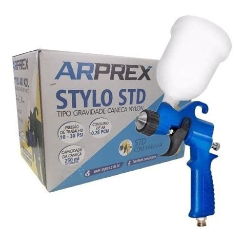 Pistola De Pintura Arprex Stylo Ad Ar Direto Tipo Aerógrafo Shopee Brasil