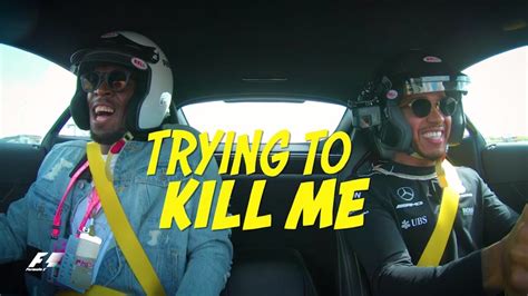 Video Lewis Hamilton Takes Usain Bolt For The Ride Of His Life