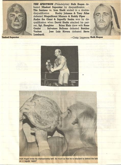 Pin By Timothy Welsh On Hulk Hogan Scrapbook Andre The Giant Tony