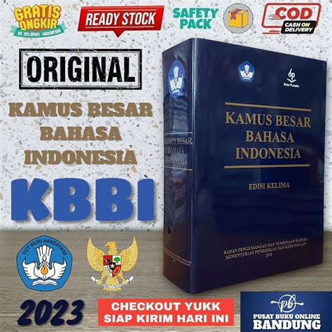 Jual Kamus Besar Bahasa Indonesia Kbbi Edisi Kelima Original Shopee