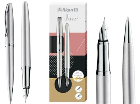 Zestaw Pi Ro Wieczne D Ugopis Pelikan Jazz Noble Elegance Srebrny