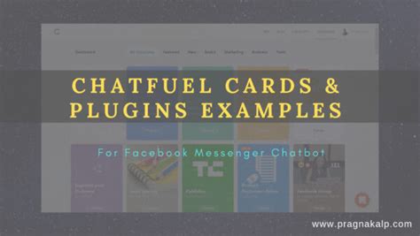 Chatfuel Cards And Plugins Examples For Facebook Messenger Chatbot